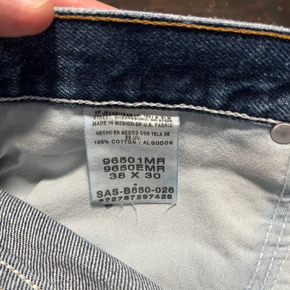 Men’s Denim Blue Jeans - All Size 38x30 - Picture 6 of 6